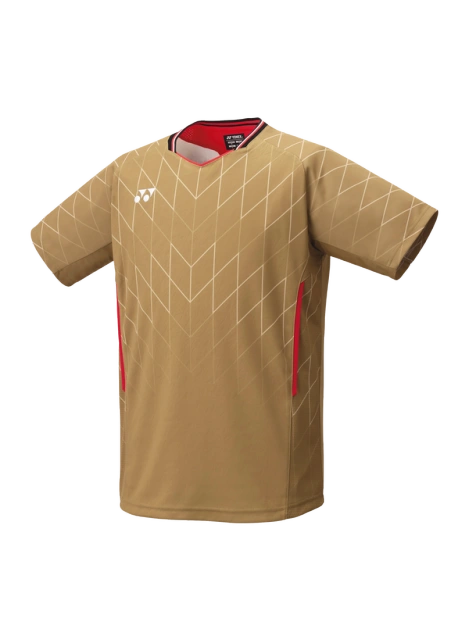 Yonex 2025 10698YX JAPAN NATIONAL TEAM CREW NECK SHIRT-GOLD