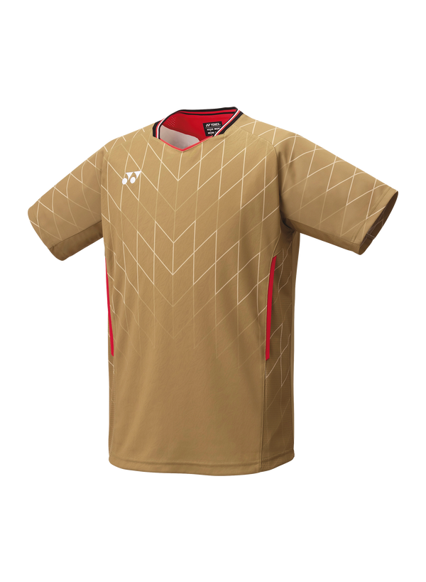Yonex 2025 10698YX JAPAN NATIONAL TEAM CREW NECK SHIRT-GOLD