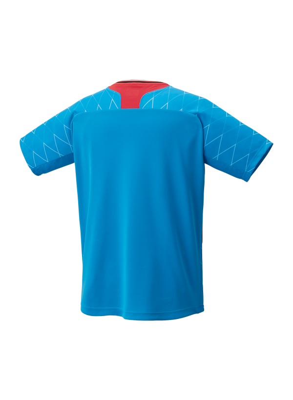 Yonex 2025 10698YX JAPAN NATIONAL TEAM CREW NECK SHIRT-Cerulean Blue