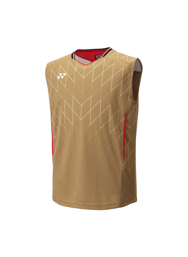 Yonex 2025 10699YX JAPAN NATIONAL TEAM SLEEVELESS TOP-GOLD
