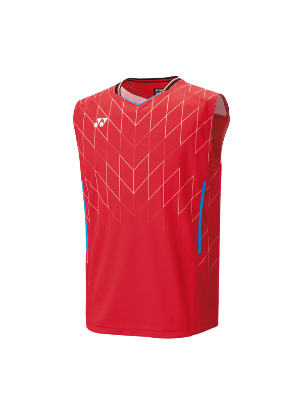 Yonex 2025 10699YX JAPAN NATIONAL TEAM SLEEVELESS TOP-Japan Red