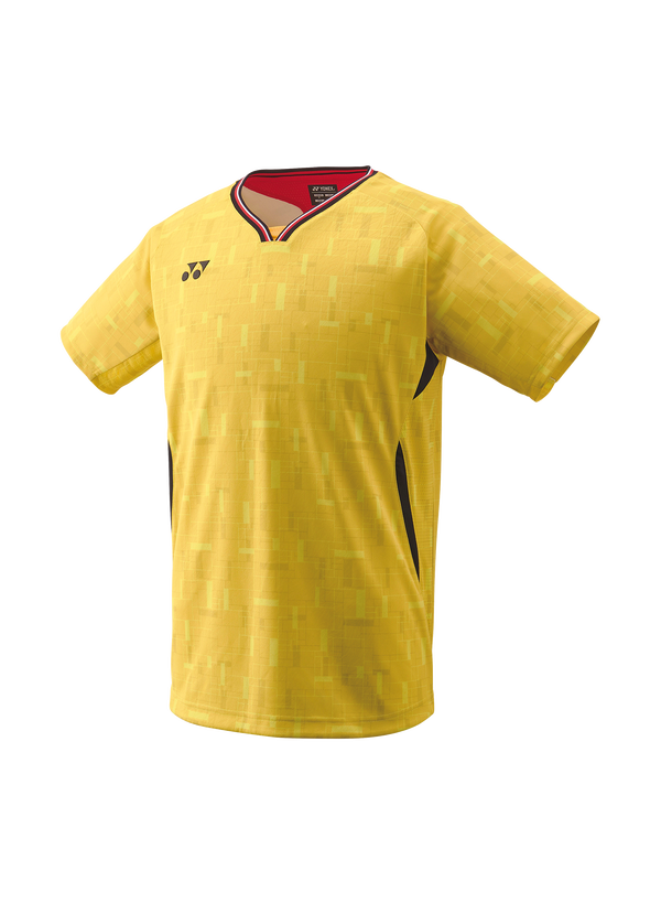 Yonex 2025 10700YX JAPAN NATIONAL TEAM CREW NECK SHIRT-BRIGHT GOLDEN YELLOW