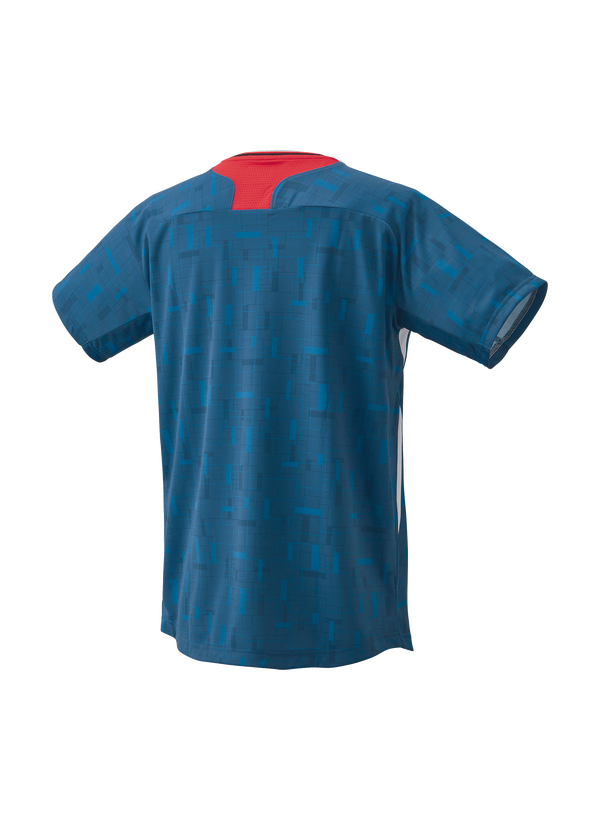 Yonex 2025 10700YX JAPAN NATIONAL TEAM CREW NECK SHIRT-BRIGHT Denim Navy