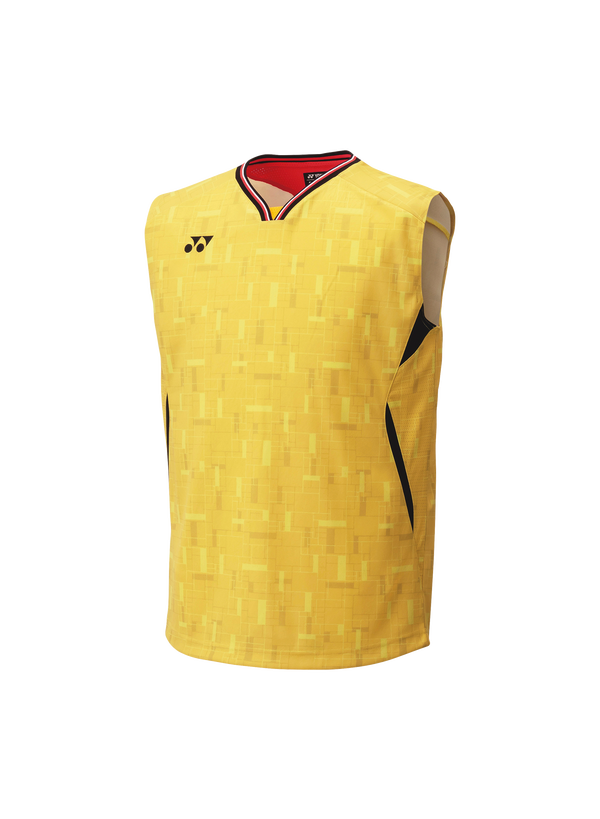Yonex 2025 10701YX JAPAN NATIONAL TEAM SLEEVELESS TOP-BRIGHT GOLDEN YELLOW