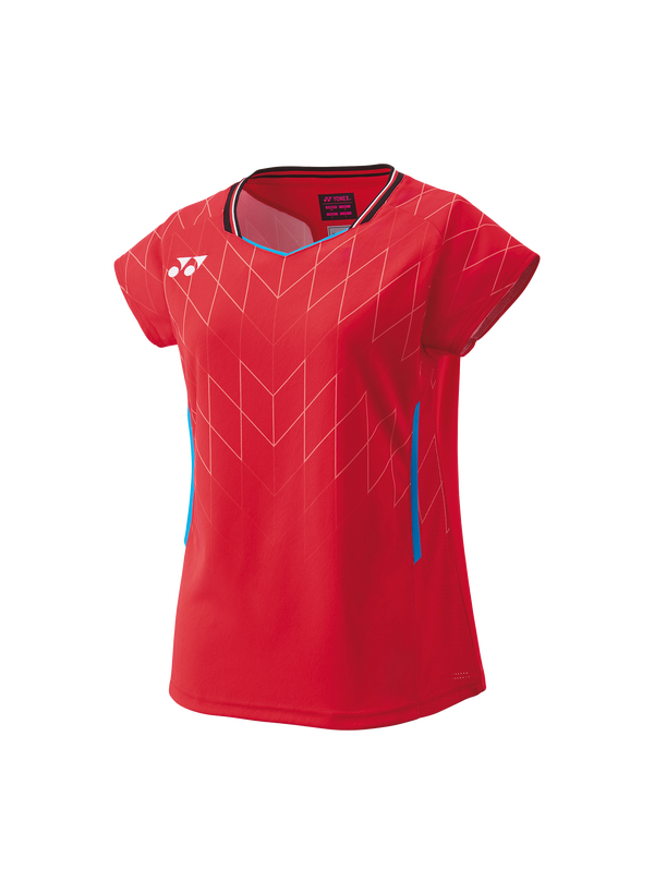Yonex 2025 20915YX JAPAN NATIONAL TEAM CREW NECK SHIRT-Japan Red