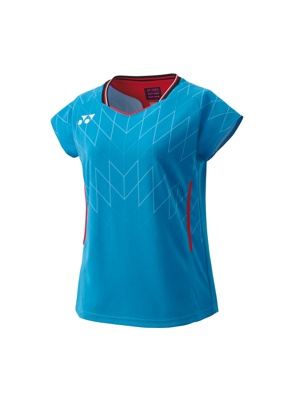 Yonex 2025 20915YX JAPAN NATIONAL TEAM CREW NECK SHIRT-Cerulean Blue