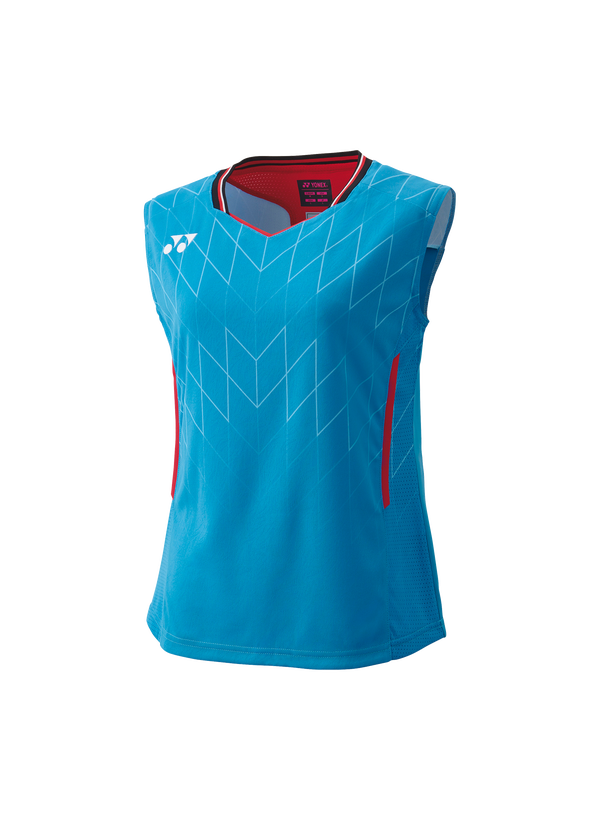 Yonex 2025 20916YX JAPAN NATIONAL TEAM SLEEVELESS TOP-Cerulean Blue