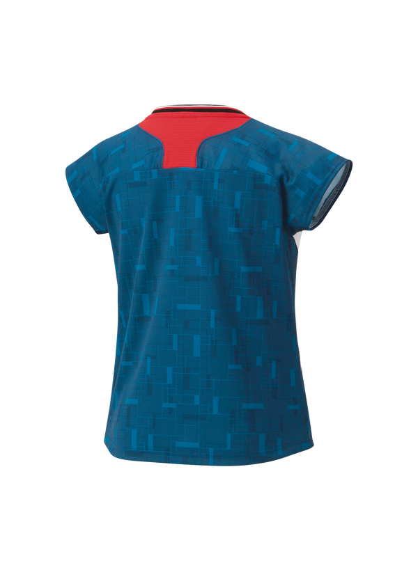 Yonex 2025 20917YX JAPAN NATIONAL TEAM CREW NECK SHIRT-Denim Navy