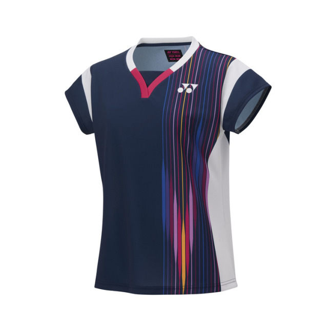 Yonex 20913Y Womens Sleeveless Game  Shirt Pearl/Navy  Color(Made In Japan)