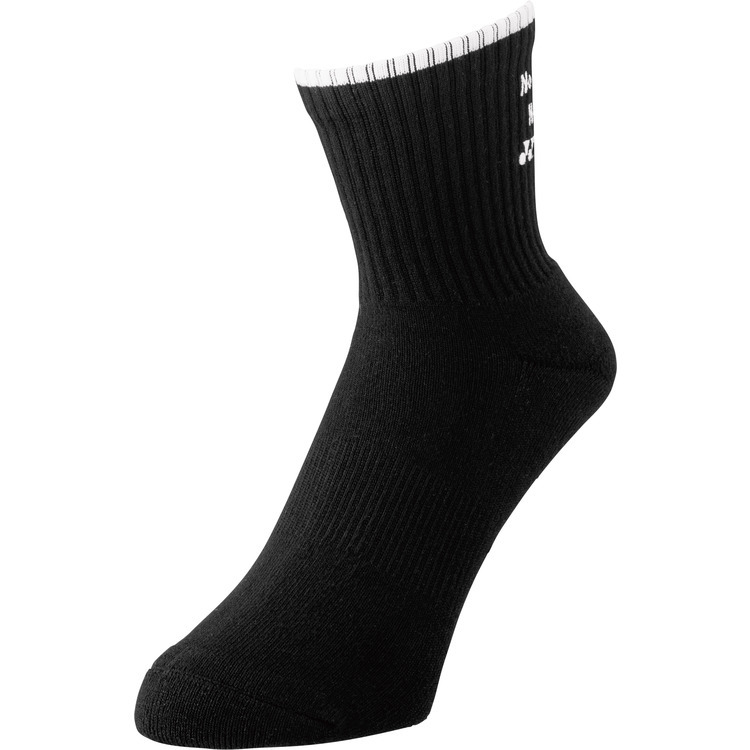 Yonex 19233Y Mens Half Socks-Black(25cm-28cm）