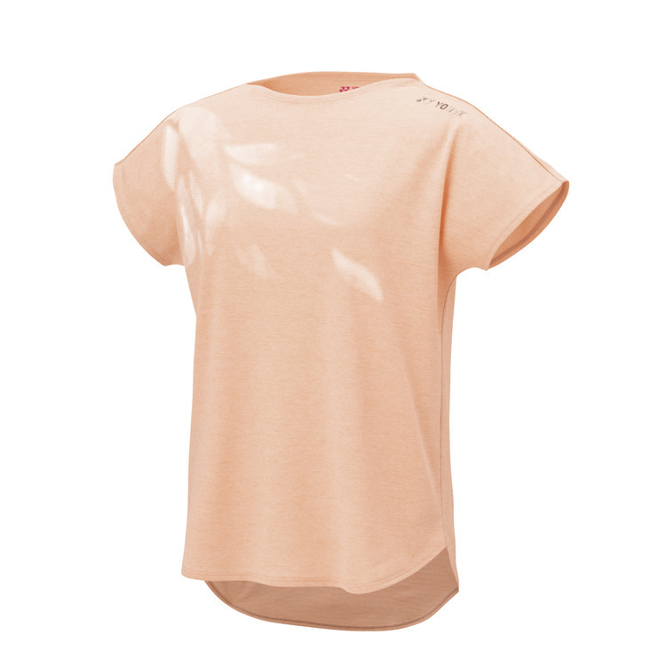 Yonex Women's dry T-shirt. 16811 Beige pink color