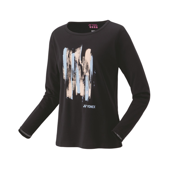 Yonex Women's long sleeve T-shirt. 16813 Black color