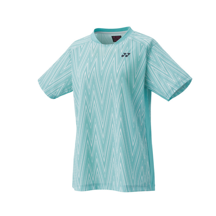 Yonex Women's game shirt. 20886 Short-sleeved tops (normal) made in Japan Water green color