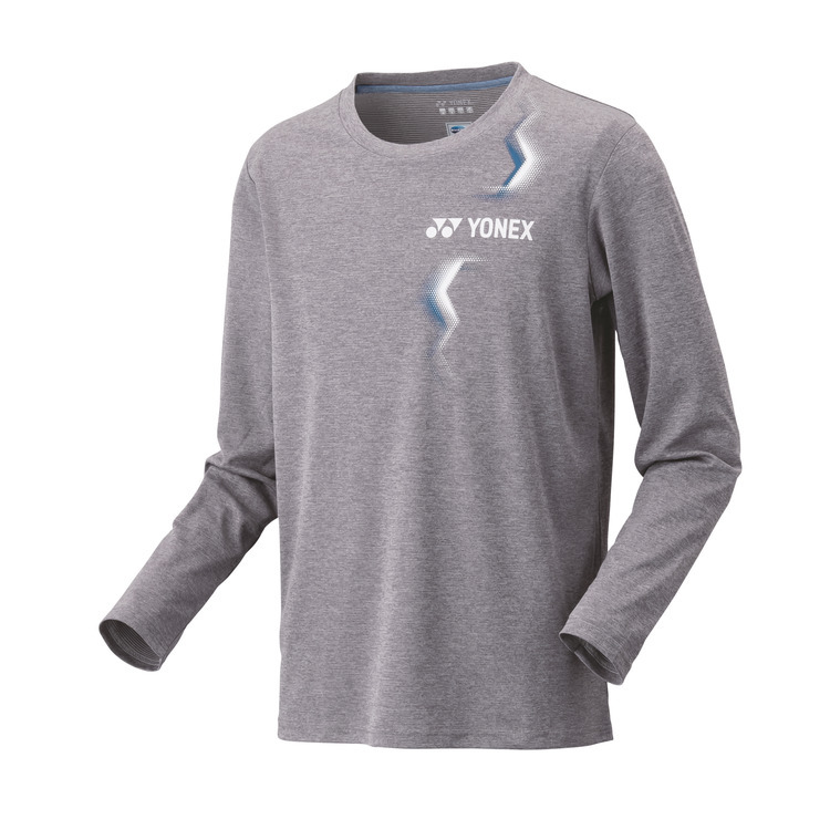 Yonex Unisex long sleeve T-shirt (fit style). 16807 Gray color