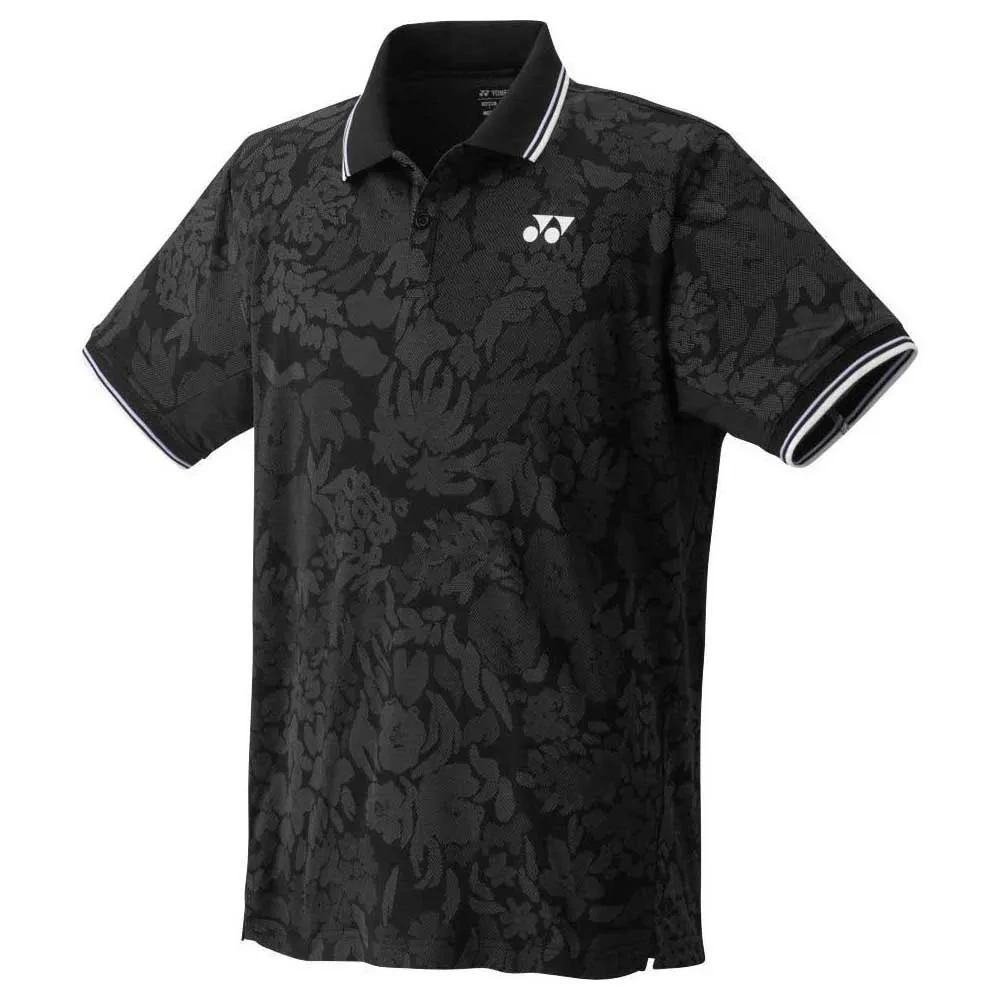 YONEX UNISEX'S GAME SHIRT 10498EX BLACK (SLIM FIT)