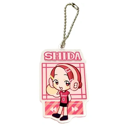 Player Illustration Acrylic Keychain | Badminton Fan Bag Charm