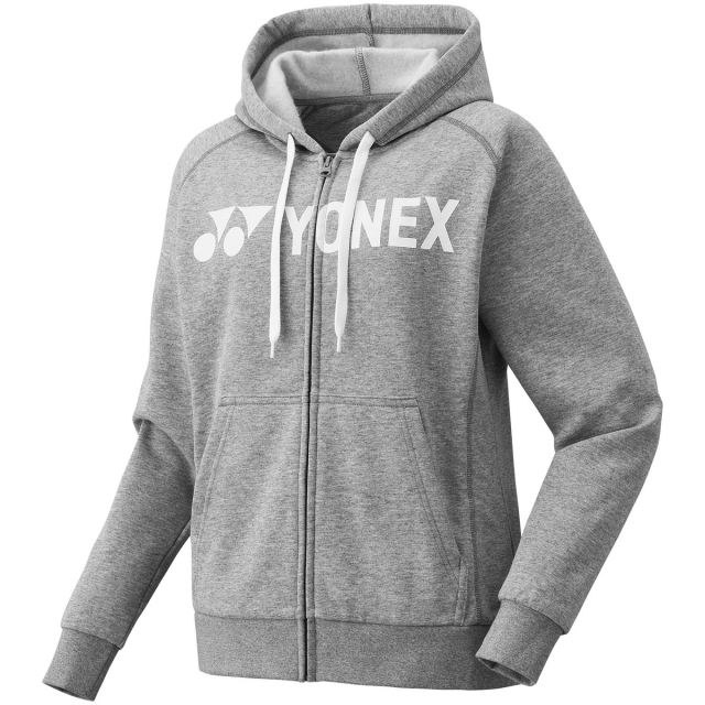 YONEX WOMEN'S FULL-ZIP HOODIE YW0018EX-GREY