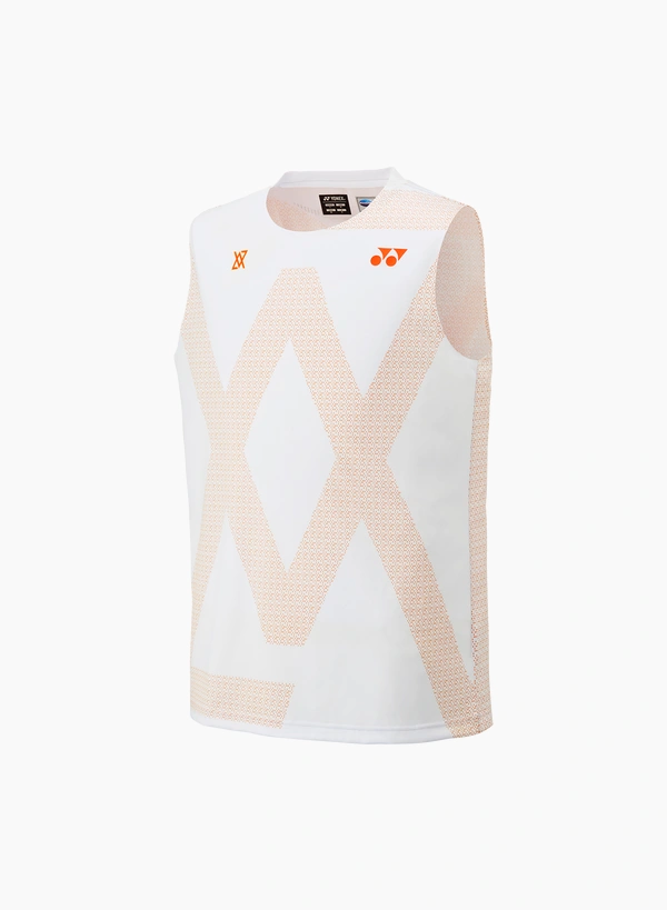YONEX 10687YX Mens Sleeveless Top  VA-Flash Orange COLOR  made in JAPAN delivery free