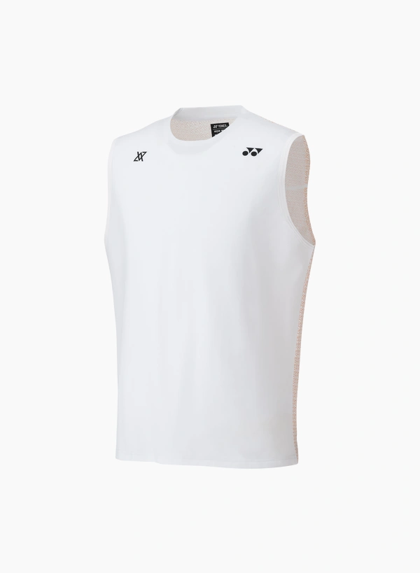 YONEX 16823EX Mens Sleeveless Top  VA-White color
