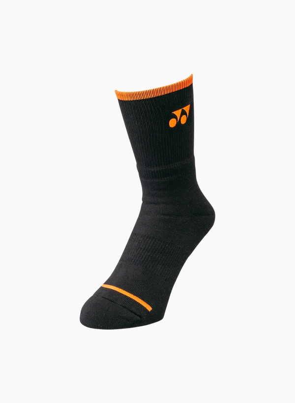 Yonex 19248YX Mens Sport Crew Socks  VA-Black color  Made in Japan