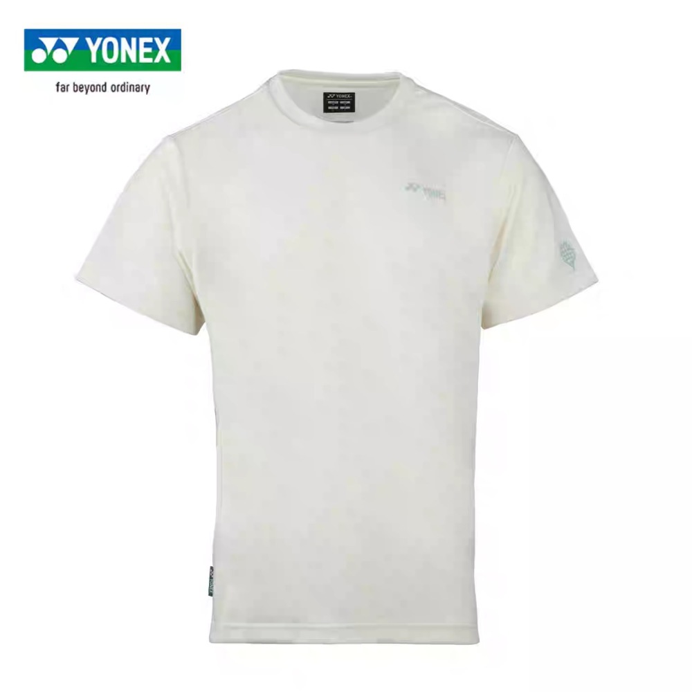 YONEX 16873EX Unisex T-Shirt NATURE series Ice Beige color
