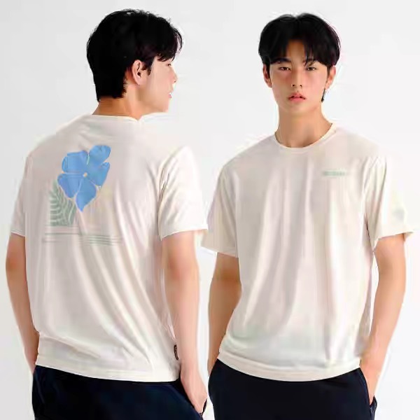 YONEX 16873EX Unisex T-Shirt NATURE series Ice Beige color