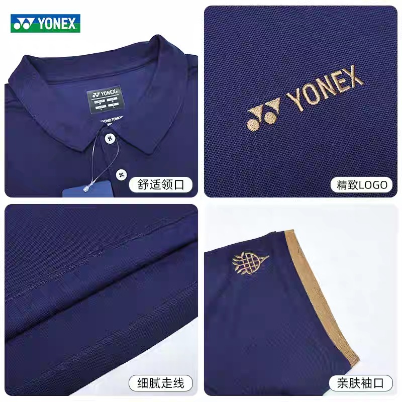 YONEX 10702EX Unisex  Polo Shirt NATURE series Indigo Marine color