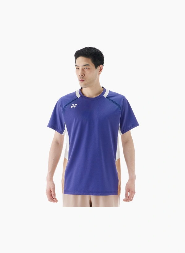 YONEX 10637YX Mens Crew Neck Shirt  Blueberry color made in Japan delivery free