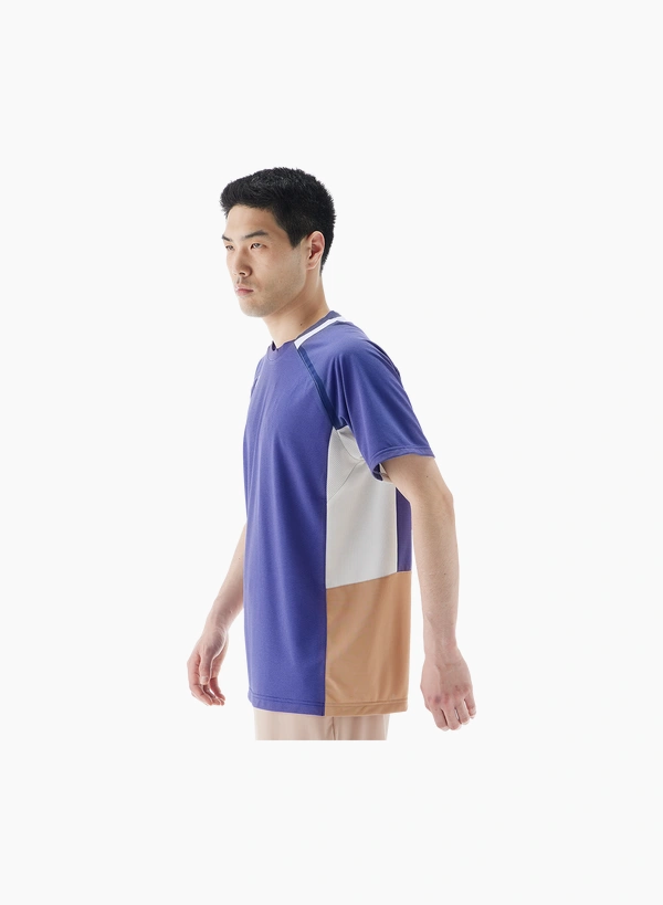 YONEX 10637YX Mens Crew Neck Shirt  Blueberry color made in Japan delivery free