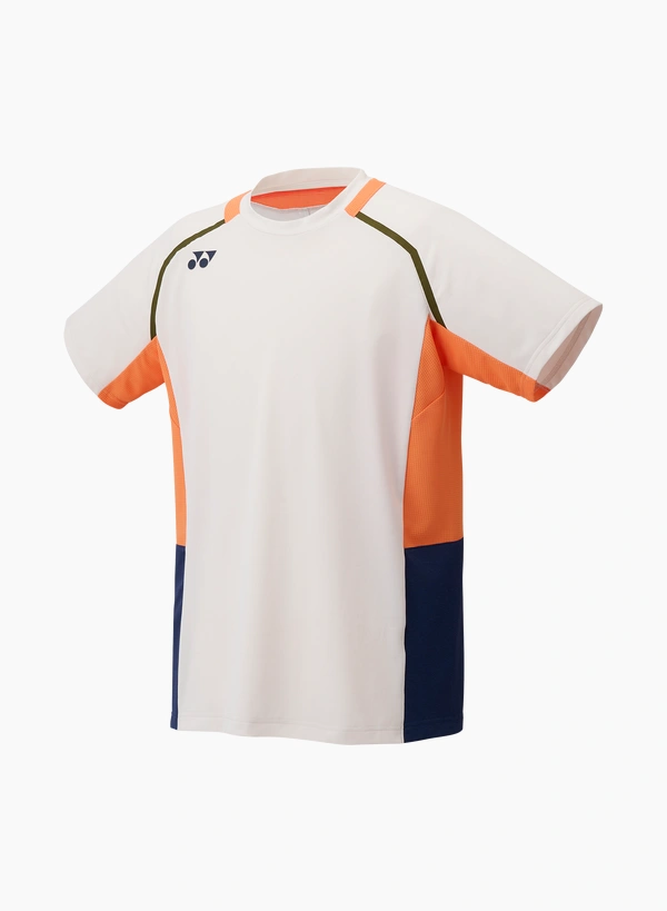 YONEX 10637YX Mens Crew Neck Shirt Natural color made in Japan delivery free