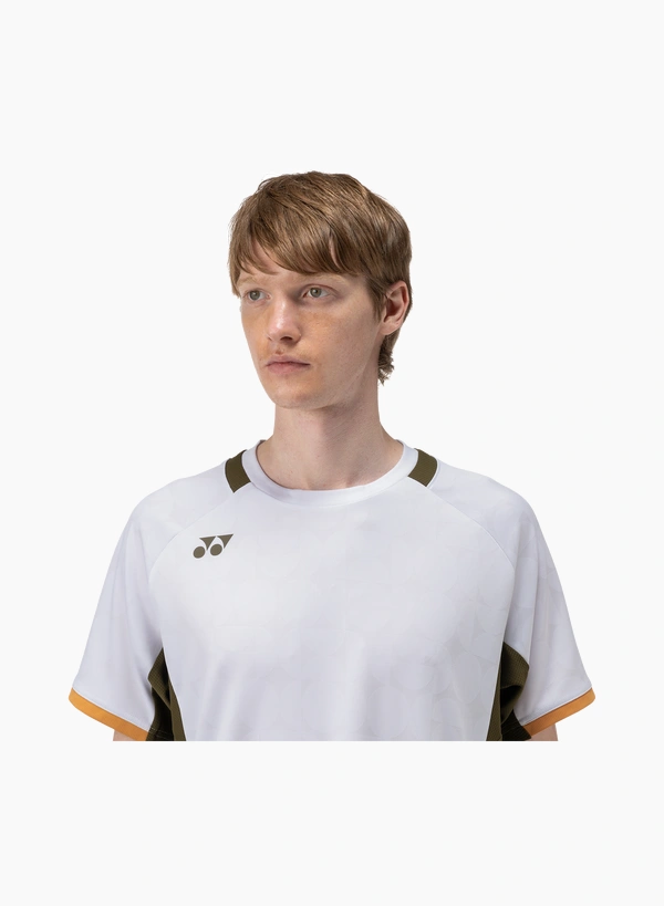 YONEX 10638YX Mens Crew Neck Shirt  White color made in Japan delivery free