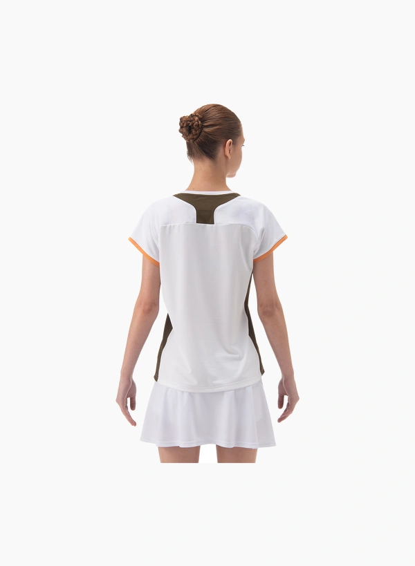 YONEX 20852YX Womens Crew Neck Shirt  White color made in Japan delivery free