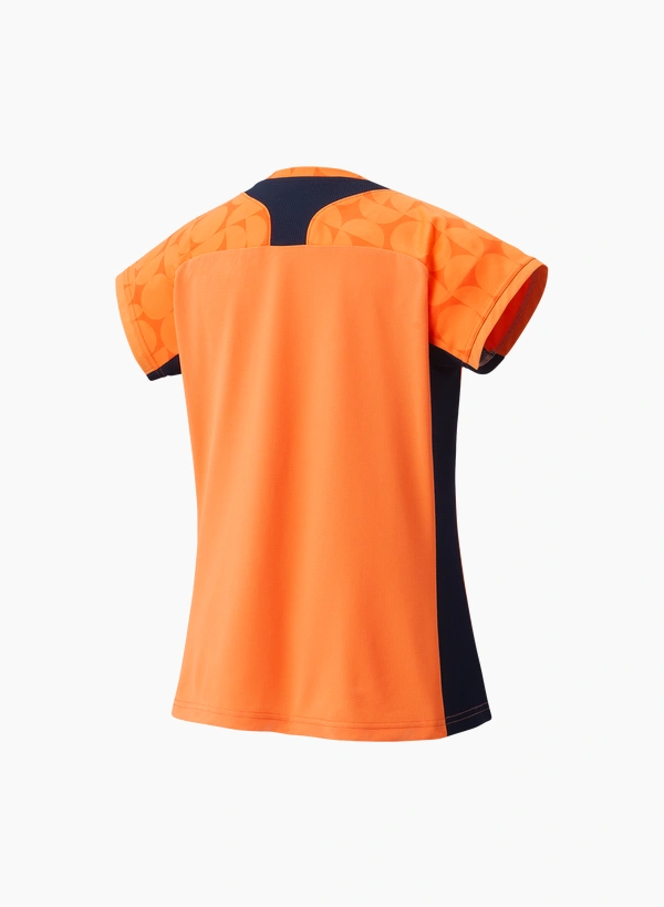 YONEX 20852YX Womens Crew Neck Shirt  High Orange color made in Japan delivery free
