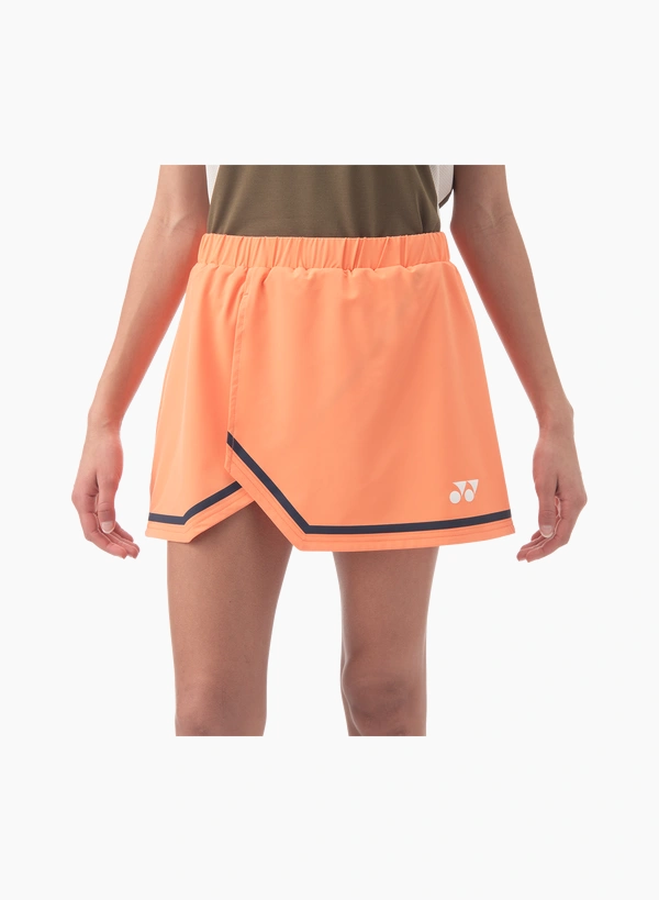 YONEX 26155YX Womens Skirt(with Inner Shorts)-High Orange color made in Japan delivery free