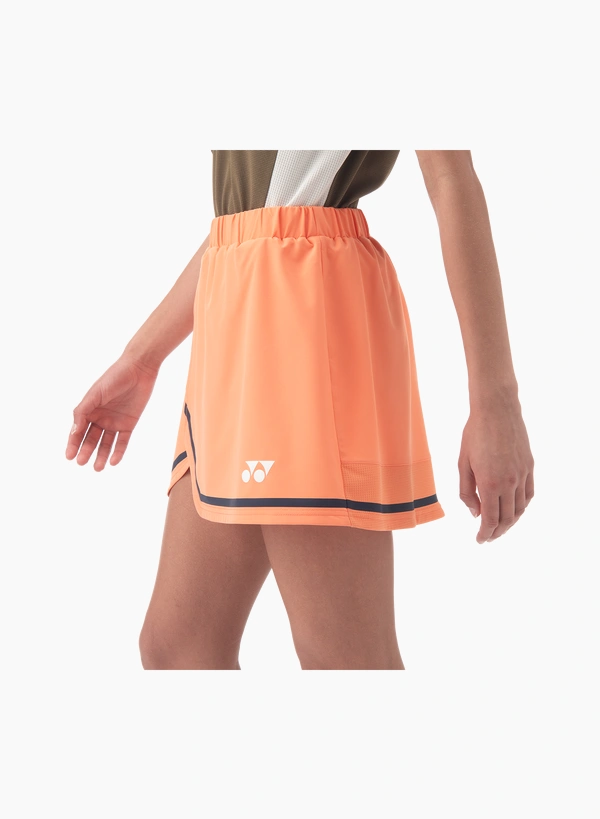 YONEX 26155YX Womens Skirt(with Inner Shorts)-High Orange color made in Japan delivery free