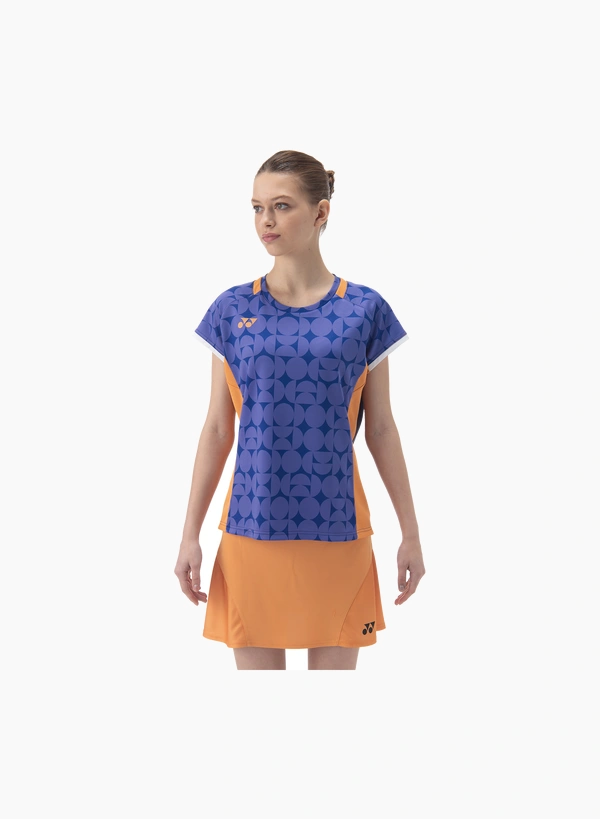 YONEX 20852YX Womens Crew Neck Shirt  Blueberry color made in Japan delivery free