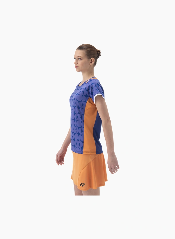 YONEX 20852YX Womens Crew Neck Shirt  Blueberry color made in Japan delivery free