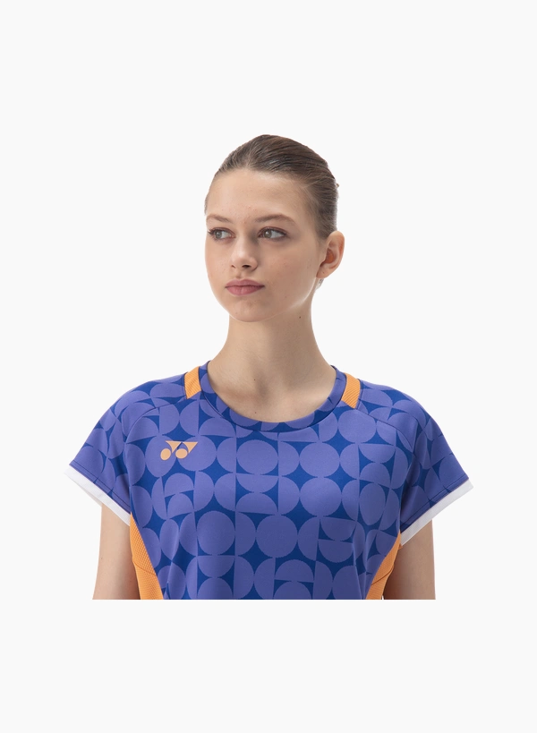 YONEX 20852YX Womens Crew Neck Shirt  Blueberry color made in Japan delivery free
