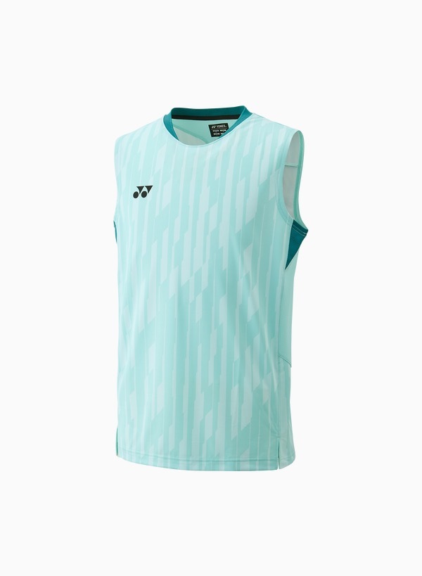 Yonex 10645YX Mens Sleeveless Top-Light Turquoise color (Made In Japan) China nationTeam ,delivery free