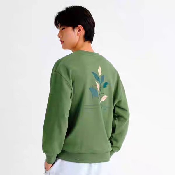 Yonex 32040EX Unisex Sweat Shirt  NATURE Olive Green color delivery free
