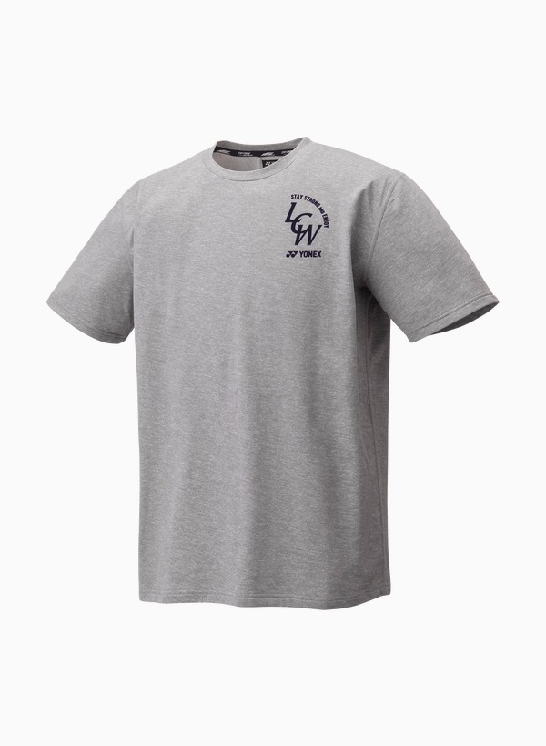 YONEX LCW limited 16751EX Unisex T-Shirt-Gray  Sargasso
