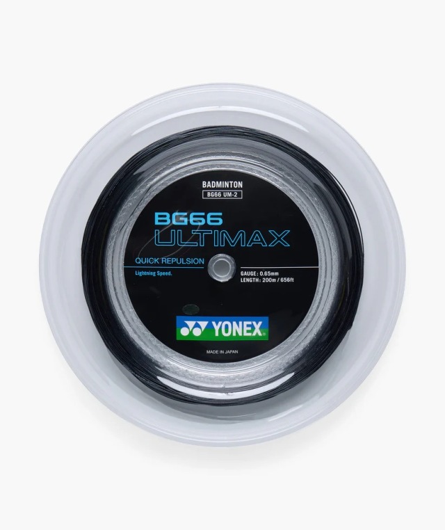 YONEX STRING BG66Ultimax Black  (200m Coil)