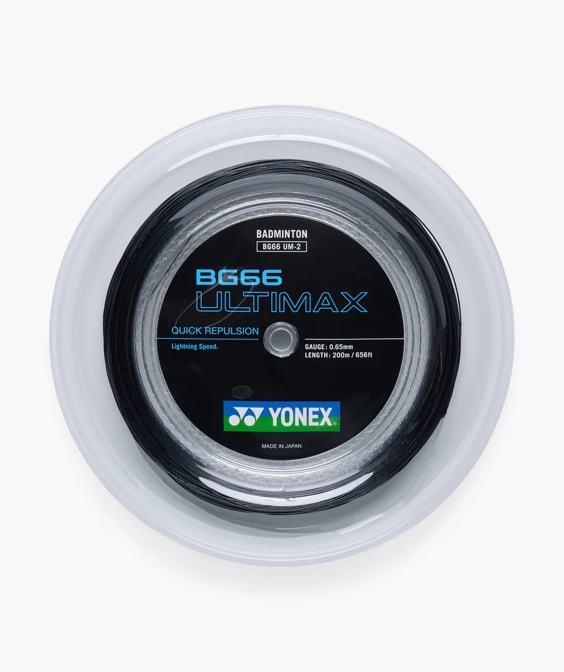 YONEX STRING BG66Ultimax Black  (200m Coil)