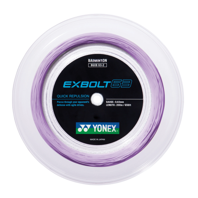 YONEX STRING Reel Exbolt 63 lavender(200m coil)