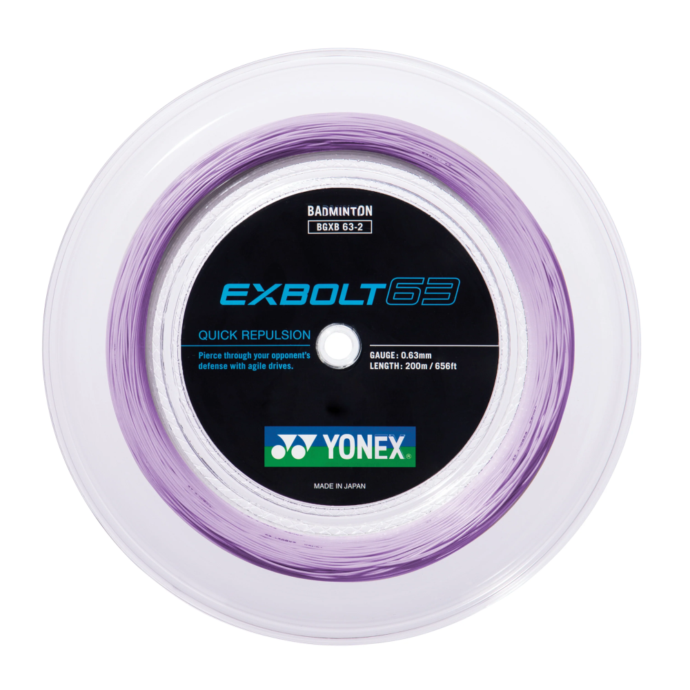 YONEX STRING Reel Exbolt 63 lavender(200m coil)
