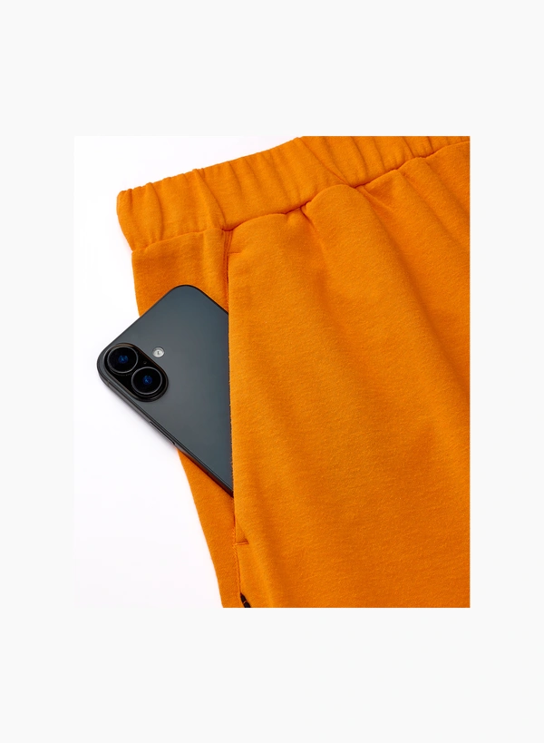YONEX 30103EX Unisex Sweat Shorts VA-Flash Orange