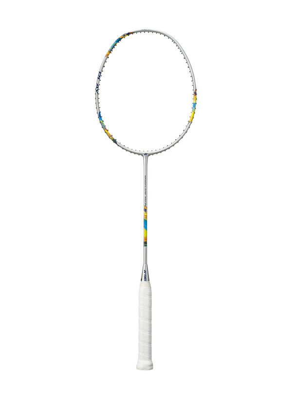 (Free Stringing Service)YONEX Nanoflare 700Play  (Silver/Sky Blue)4u5 83Grams Grip Free(Full Cover Free) Delivery Free
