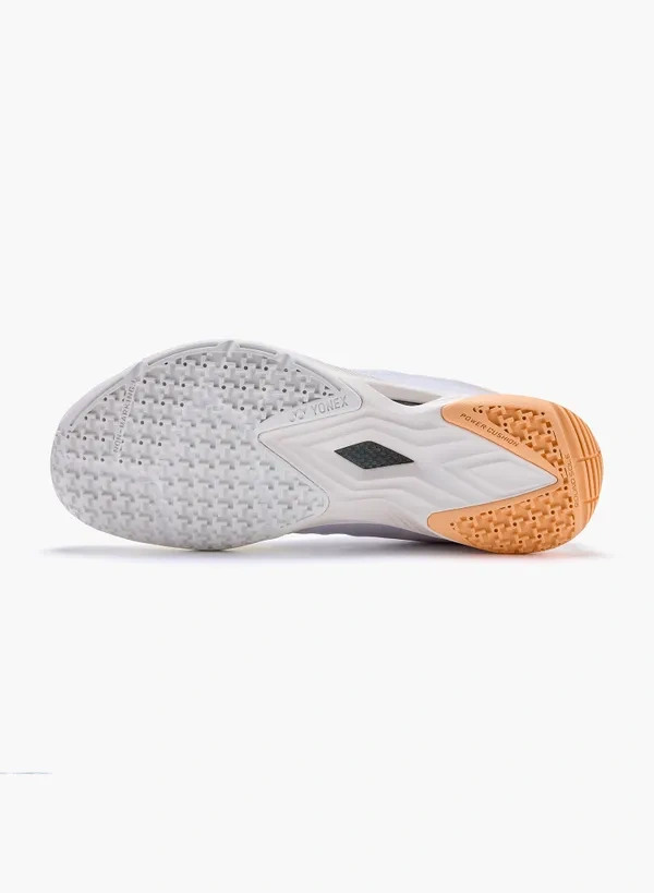(2026 Color) Yonex Aerus Z Ladies White/Orange Badminton Shoes SHBAZ2L