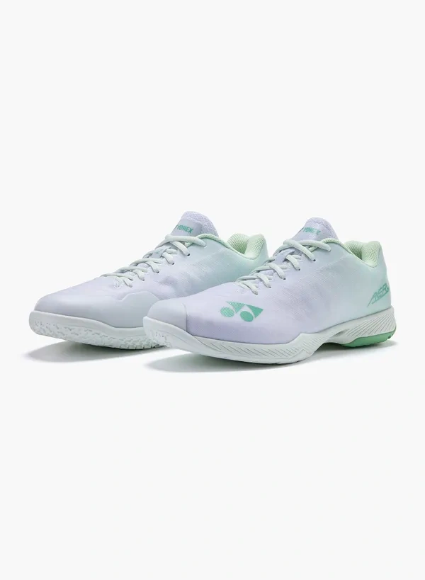 (2026 Color) Yonex Aerus Z Wide White/Green Badminton Shoes SHBAZ2W