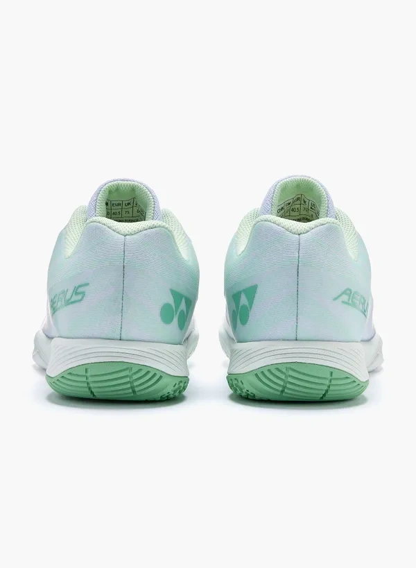 (2026 Color) Yonex Aerus Z Wide White/Green Badminton Shoes SHBAZ2W